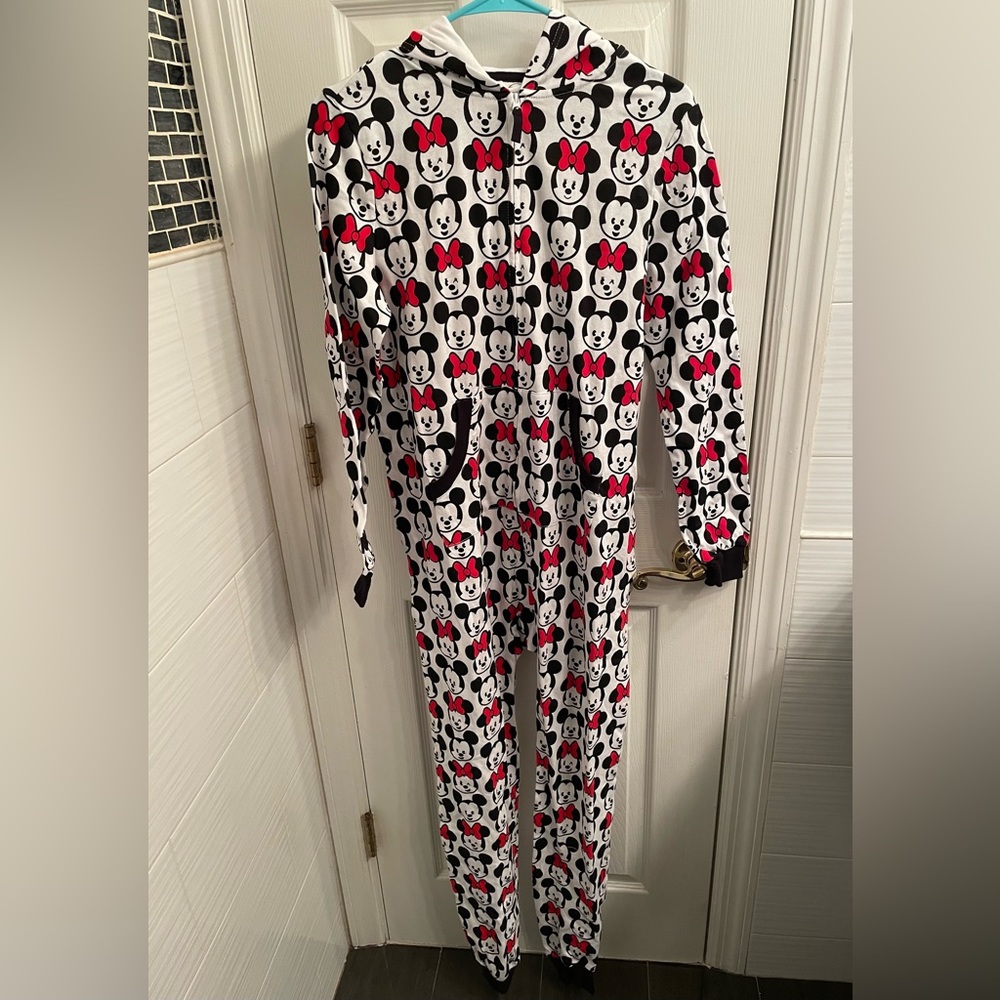 NWT | Minnie Mouse & Mickey Mouse Disney Onesie Womens Size Small